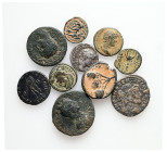 Lot of 10 unclassified See picture. LOT SOLD AS IS, NO RETURNS. ("Partially repatinated")