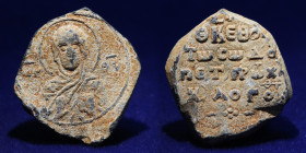 BYZANTINE: Seal, Alexios, monk & bishop of Attaleia around 1030/1070