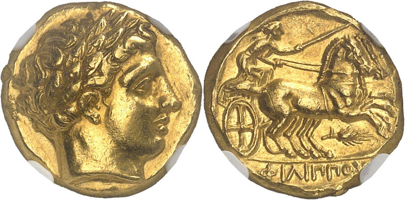 GRÈCE ANTIQUE - GREEK
Macédoine (royaume de), Philippe II (359-336 av. J.-C.). S...