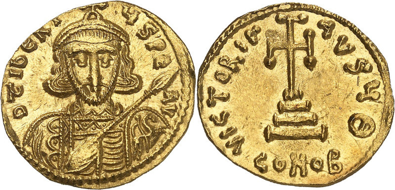 EMPIRE BYZANTIN - BYZANTINE
Tibère III Aspimar (698-705). Solidus ND (698-705), ...