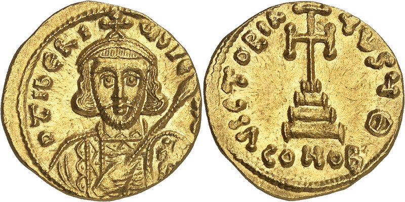 EMPIRE BYZANTIN - BYZANTINE
Tibère III Aspimar (698-705). Solidus ND (698-705), ...