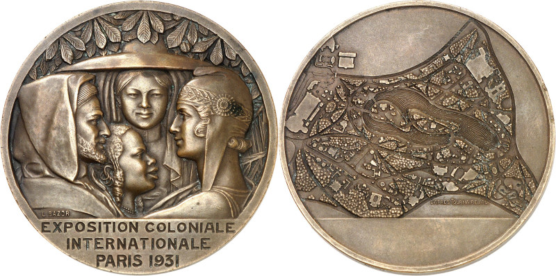 ALGÉRIE - ALGERIA
IIIe République (1870-1940). Médaille, l’Exposition coloniale ...