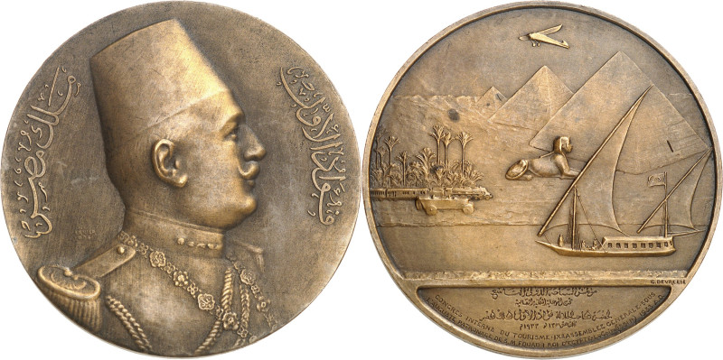 ÉGYPTE - EGYPT
Fouad Ier (1917-1936). Médaille, IXe assemblée générale du Congrè...