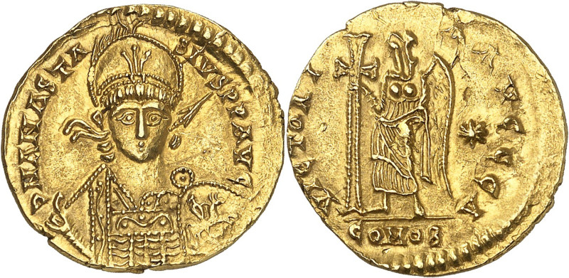 FRANCE / MÉROVINGIENS - FRANCE / MEROVINGIAN
Burgondes, Gundomar II (524-532). S...