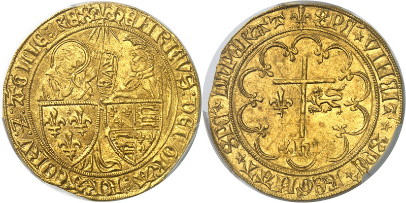 FRANCE / CAPÉTIENS - FRANCE / ROYAL
Henri VI d'Angleterre (1422-1453). Salut d’o...