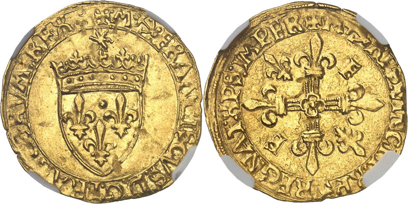 FRANCE / CAPÉTIENS - FRANCE / ROYAL
François Ier (1515-1547). Écu d’or au soleil...