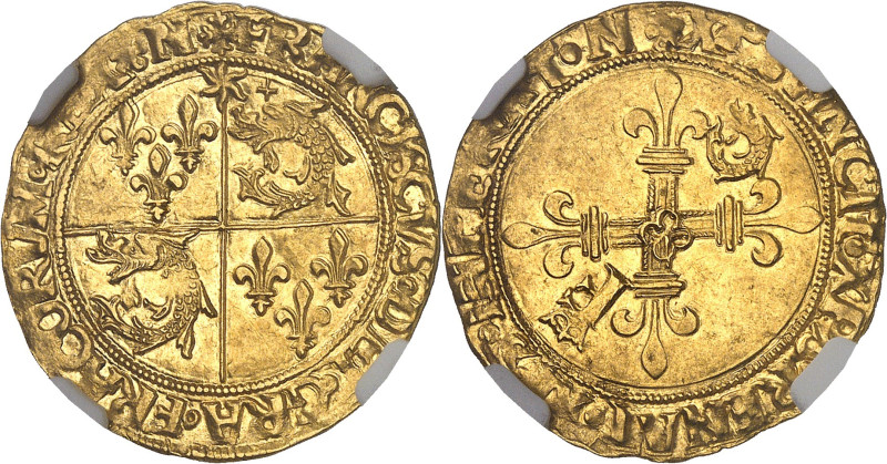 FRANCE / CAPÉTIENS - FRANCE / ROYAL
François Ier (1515-1547). Écu d’or au soleil...