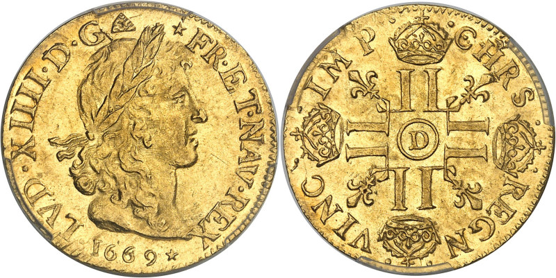 FRANCE / CAPÉTIENS - FRANCE / ROYAL
Louis XIV (1643-1715). Louis d’or juvénile l...