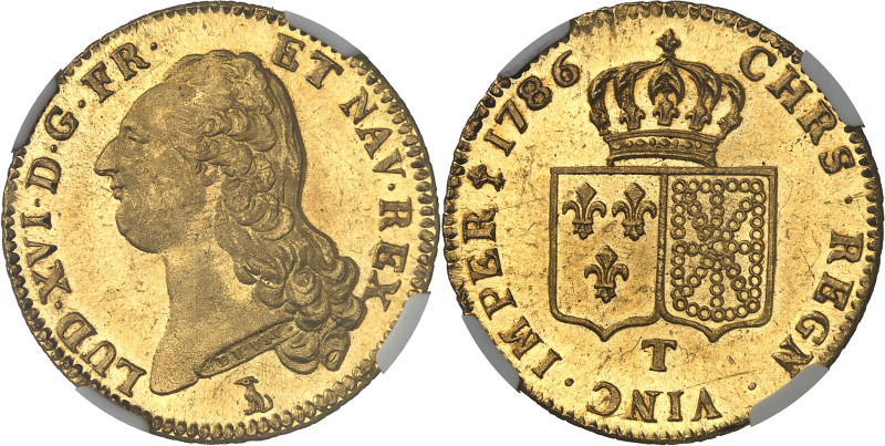 FRANCE / CAPÉTIENS - FRANCE / ROYAL
Louis XVI (1774-1792). Double louis d’or à l...