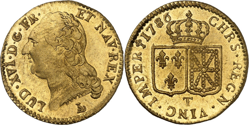 FRANCE / CAPÉTIENS - FRANCE / ROYAL
Louis XVI (1774-1792). Louis d’or à la tête ...