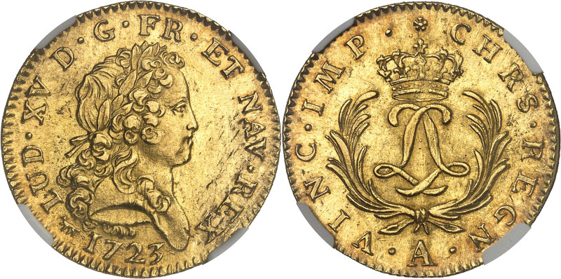 FRANCE / CAPÉTIENS - FRANCE / ROYAL
Louis XV (1715-1774). Double louis d’or dit ...