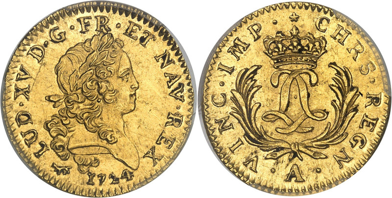 FRANCE / CAPÉTIENS - FRANCE / ROYAL
Louis XV (1715-1774). Louis d’or dit Mirlito...