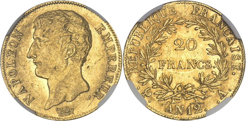 FRANCE - FRANCE
Premier Empire / Napoléon Ier (1804-1814). 20 francs Empereur, t...