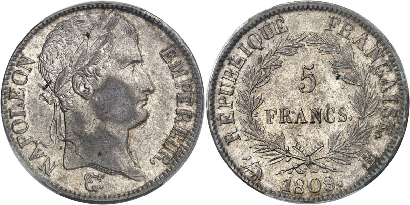 FRANCE - FRANCE
Premier Empire / Napoléon Ier (1804-1814). 5 francs République 1...