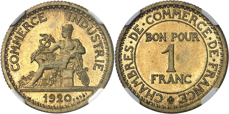 FRANCE - FRANCE
IIIe République (1870-1940). Essai de 1 franc Chambres de commer...