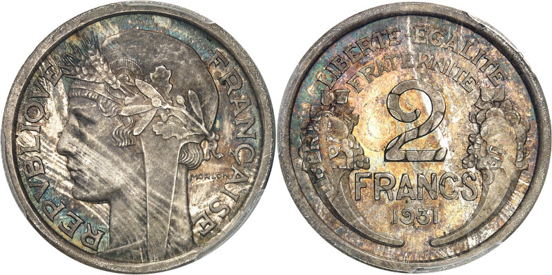 FRANCE - FRANCE
IIIe République (1870-1940). Présérie de 2 francs Morlon, sans d...