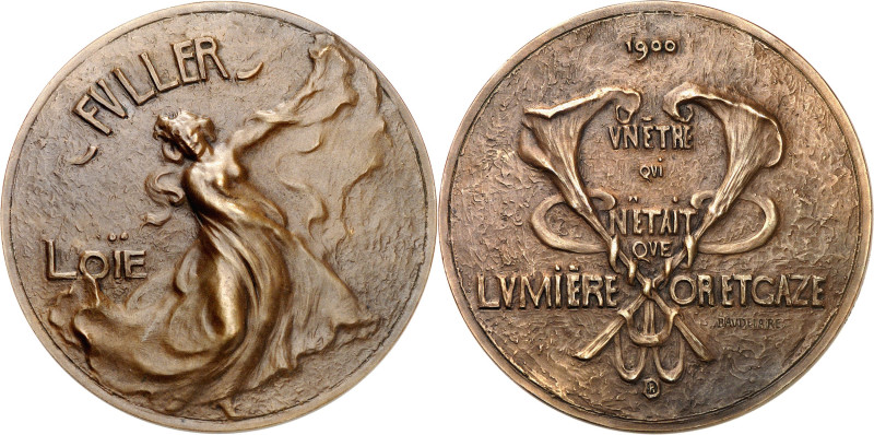 FRANCE - FRANCE
IIIe République (1870-1940). Médaille, Loïe Fuller par Pierre Ro...