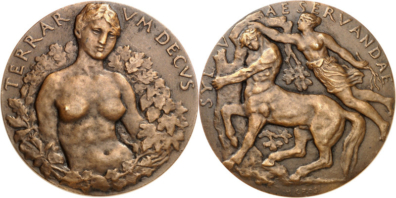 FRANCE - FRANCE
IIIe République (1870-1940). Médaille, Conservation des forêts p...