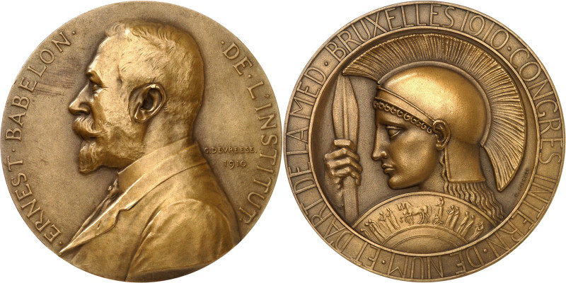 FRANCE - FRANCE
IIIe République (1870-1940). Médaille, Ernest Babelon, Congrès i...