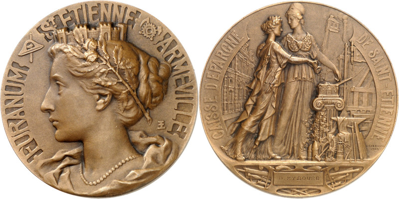 FRANCE - FRANCE
IIIe République (1870-1940). Médaille, Caisse d’épargne de Saint...