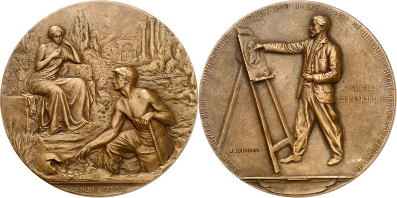 FRANCE - FRANCE
IIIe République (1870-1940). Médaille, la Numismatique, Congrès ...