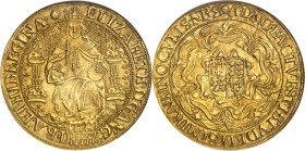 GRANDE-BRETAGNE - UNITED KINGDOM
Élisabeth Ire (1558-1603). Souverain, 6e émission ND (1584-1586), Londres.
Av. ELIZABETH. D’. G’. ANG’. - FRA'. ET. H...