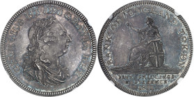 GRANDE-BRETAGNE - UNITED KINGDOM
Georges III (1760-1820). Essai du dollar [5 shillings 6 deniers], Banque d’Angleterre, Flan bruni (PROOF) 1811, Londr...