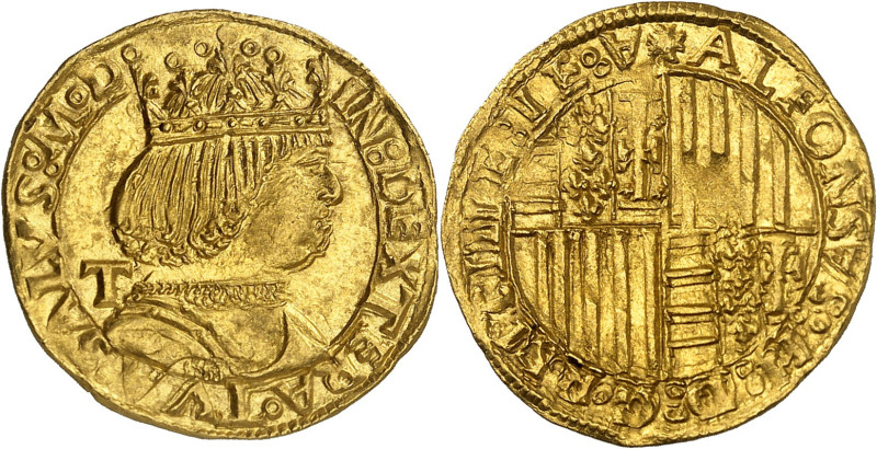 ITALIE - ITALY
Naples (royaume de), Alphonse II de Naples (1494-1495). Ducat ND ...