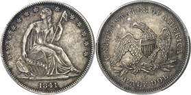 USA - UNITED STATES OF AMERICA
République fédérale des États-Unis d’Amérique (1776-à nos jours). 1/2 dollar à la Liberté assise 1841, O, La Nouvelle-O...