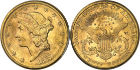 USA - UNITED STATES OF AMERICA
République fédérale des États-Unis d’Amérique (1776-à nos jours). 20 dollars Liberty, avec devise 1887, S, San Francisc...