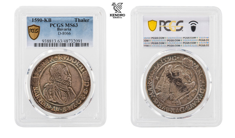 Rudolph II. Thaler 1590. Kremnitz. Rare in this condition!

Extraordinary spec...