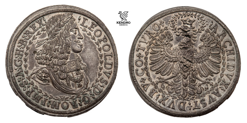 Leopold I. 2 Thaler (1680). Hall.

Extraordinary specimen! Flank defect.

Le...