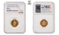 Francis Joseph I. 20 Corona 1916. Bosnia Coat of arms. Kremnitz. Rare!

NGC MS 62.

František Josef I. 20 Koruna 1916. Znak Bosny. Kremnice. Vzácn...