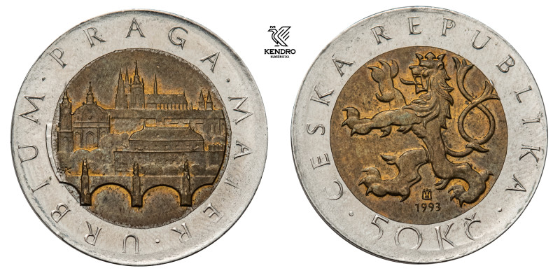 Czech Republic. 50 Kč 1993 (Pattern strike). Hamburg. Extremely rare!!!

Patte...