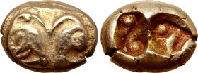Lydia or Ionia, uncertain mint EL Hekte - 1/6 Stater.