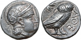 Baktria, 'Athenian Series' AR Didrachm.