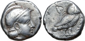 Baktria, 'Athenian Series' AR Drachm.