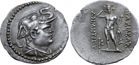 Greco-Baktrian Kingdom, Demetrios I Aniketos AR Obol.
