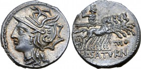 Lucius Appuleius Saturninus AR Denarius.