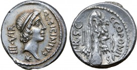 Q. Sicinius and C. Coponius AR Denarius.