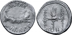 Marc Antony Legionary AR Denarius.