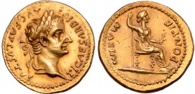 Tiberius AV Aureus.