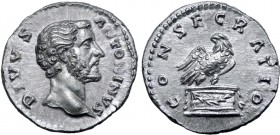 Divus Antoninus Pius AR Denarius.