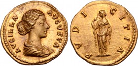 Lucilla (daughter of Marcus Aurelius and wife of Lucius Verus) AV Aureus.