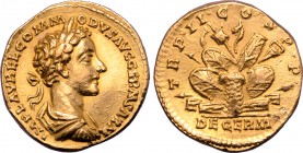 Commodus, as Caesar, AV Aureus.