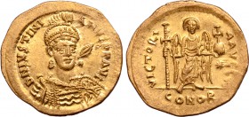 Justinian I AV Solidus.
