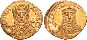 Irene and Constantine VI AV Solidus.