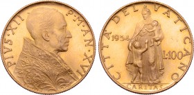 Italy. Papal State, Pope Pius XII AV 100 Lire.