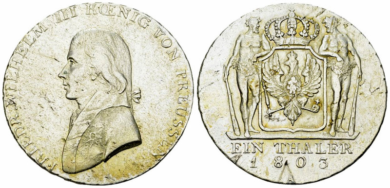 Preussen, AR Taler 1803 A 

Deutschland. Preussen. Friedrich Wilhelm III (1797...