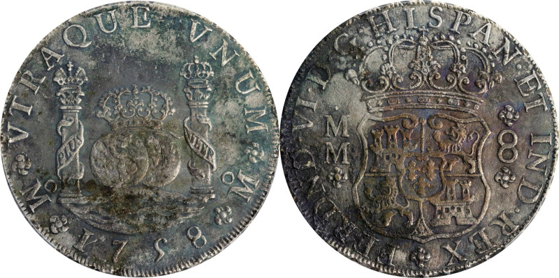 MEXICO. 8 Reales, 1758-Mo MM. Mexico City Mint. Ferdinand VI. PCGS Genuine--Salt...